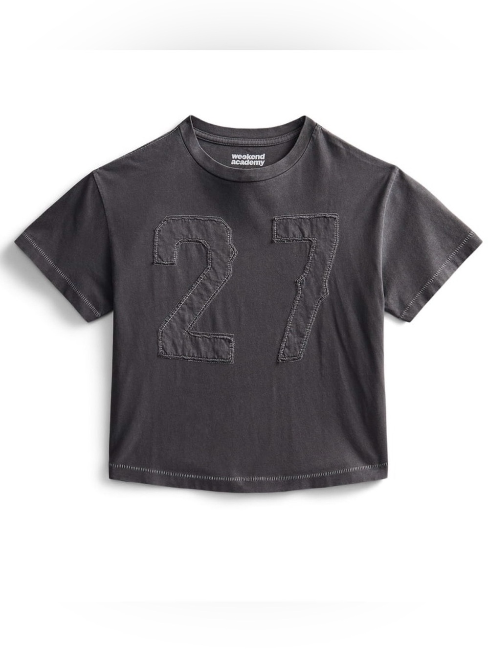 Kids' Charcoal 27 Logo Tee